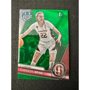 Cameron Brink - 2023-24 Bowman University Chrome - Green Refractor #78/99